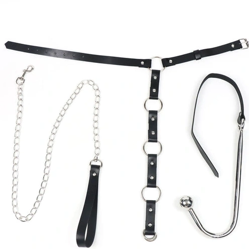 with EverydayUse Anal Collar Leash and Hook Kinky 5853 0110